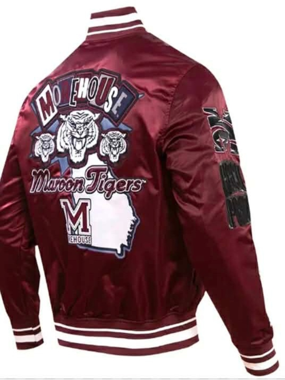 Morehouse College Homecoming Rib Satin Jacket - Pro Standard - Men's size LARGE